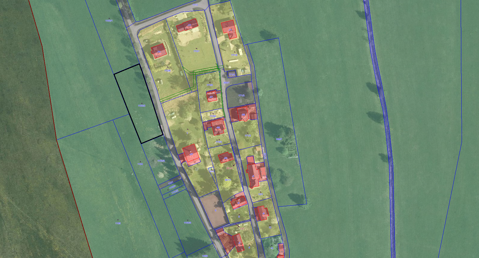 Prodej stavebního pozemku parc. č. 1103/2 v k. ú. Hony